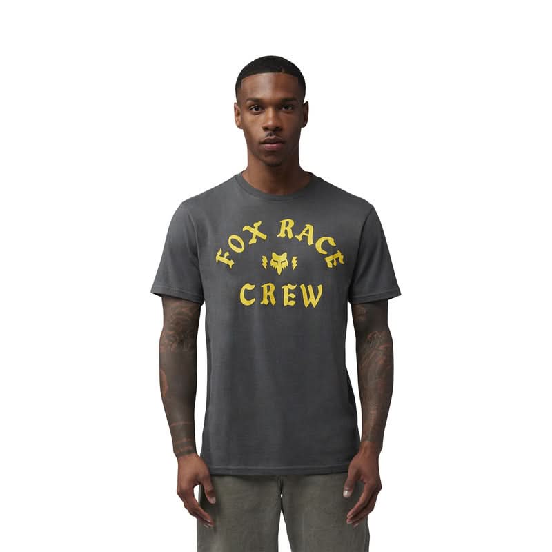 Fox Race Crew Prem Tee Dark Shadow T-Shirt