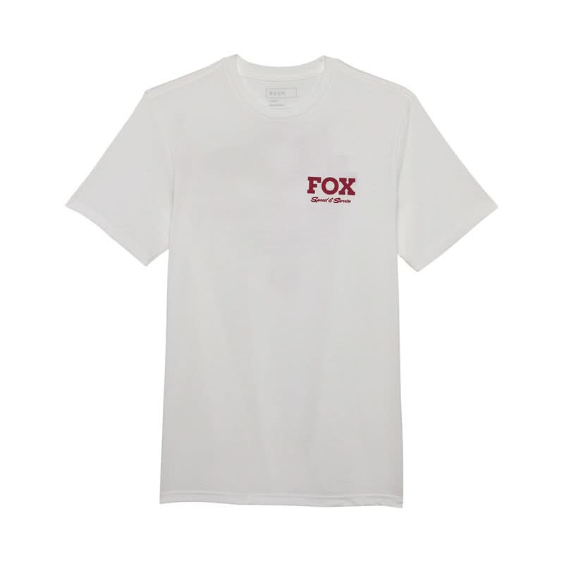 Fox Speed Service Prem Tee Optic White T-Shirt