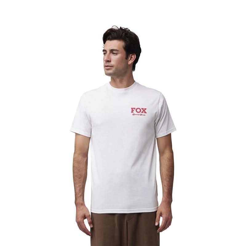 Fox Speed Service Prem Tee Optic White T-Shirt