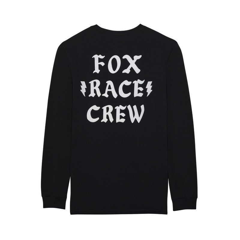 Fox Race Crew Prem Long Sleeve Tee Black | RideHub