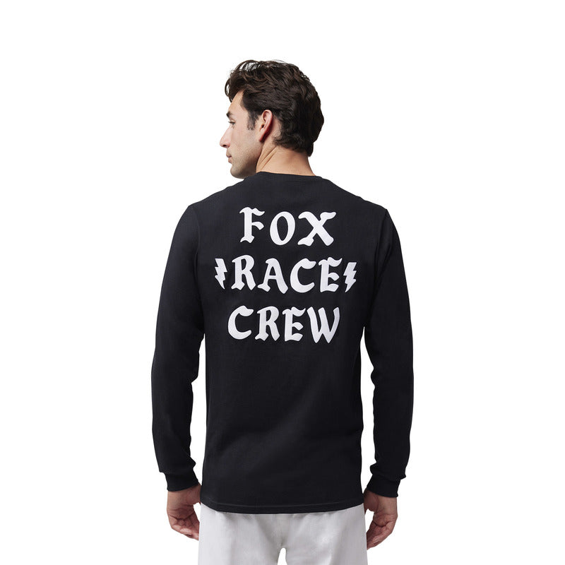 Fox Race Crew Prem Long Sleeve Tee Black | RideHub