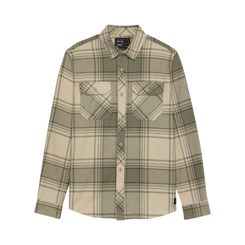 Fox Traildust Flannel Cream Shirt | RideHub