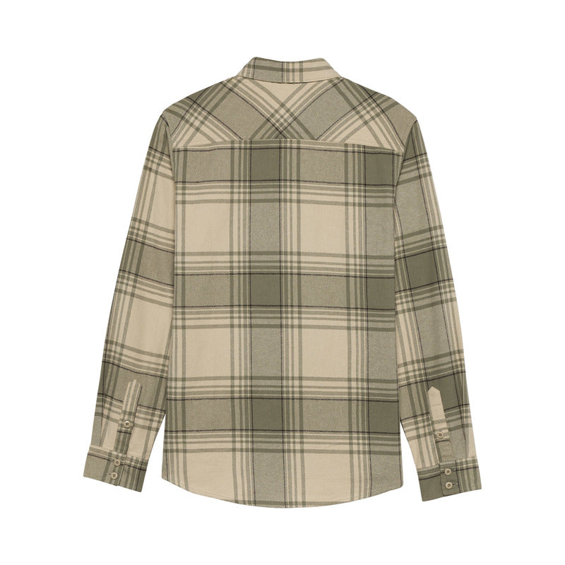 Fox Traildust Flannel Cream Shirt | RideHub
