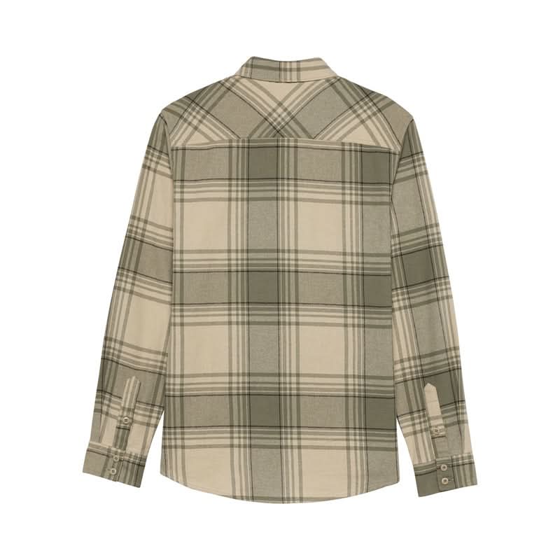 Fox Traildust Flannel Cream Shirt | RideHub