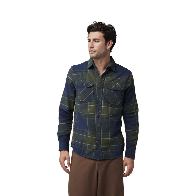 Fox Traildust Flannel Midnight Shirt | RideHub