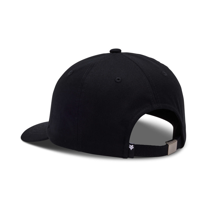Fox Wordmark Adjustable Black/White Baseball Cap