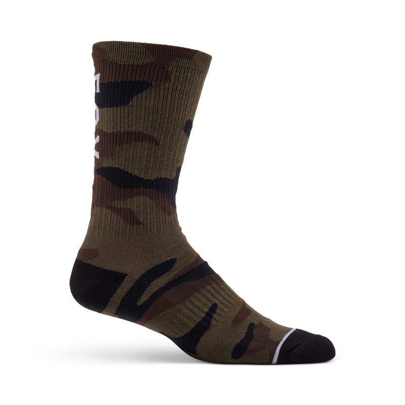 Fox Camo Crew Sock Green Camo | RideHub