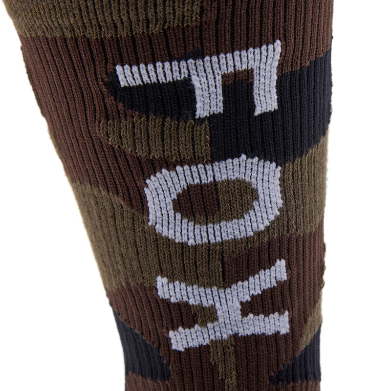 Fox Camo Crew Sock Green Camo | RideHub