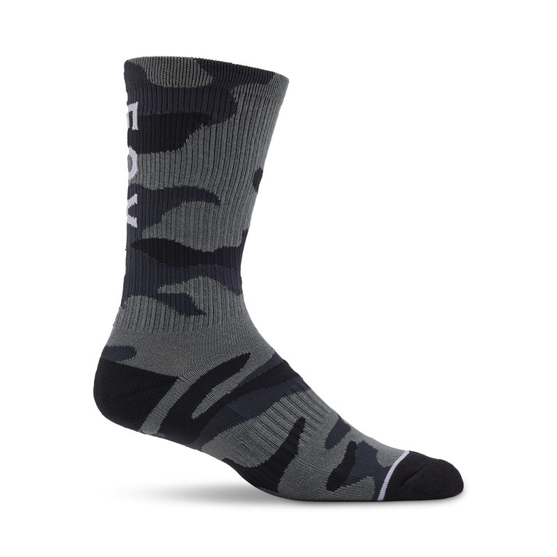 Fox Camo Crew Sock Black Camo | RideHub