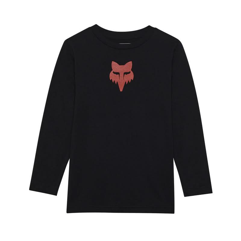 Fox Junior Heritage Black Long Sleeve T-Shirt | RideHub