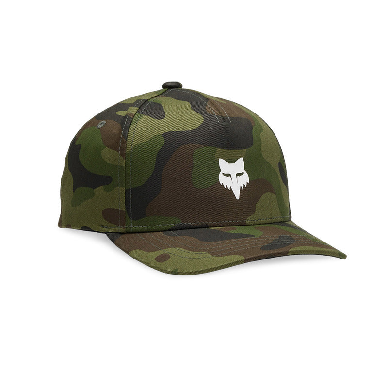 Fox Junior Fox Head Camo 110 Sb Green Camo Baseball Cap