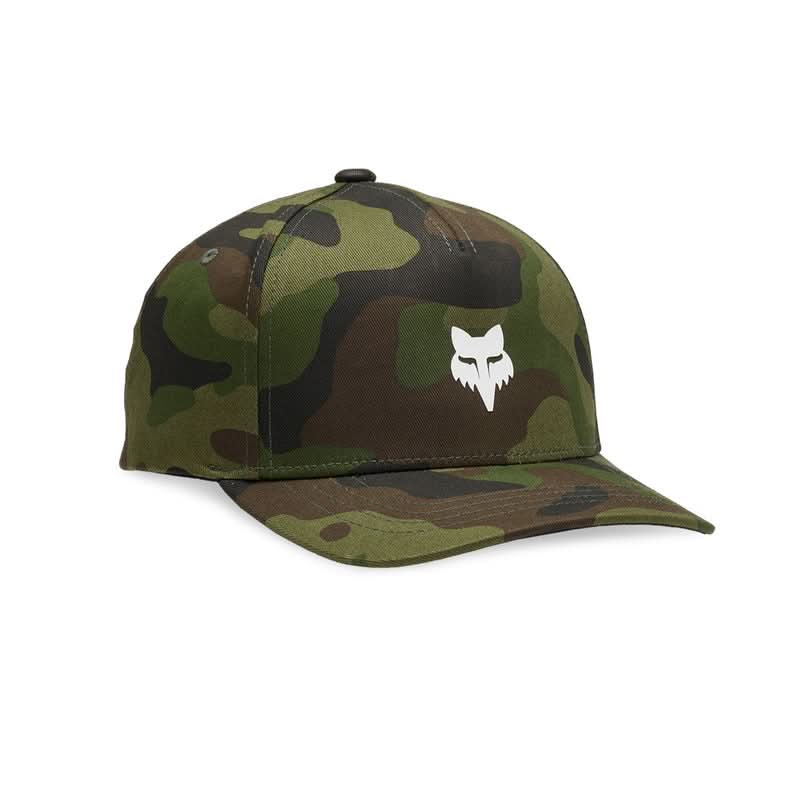 Fox Junior Fox Head Camo 110 Sb Green Camo Baseball Cap