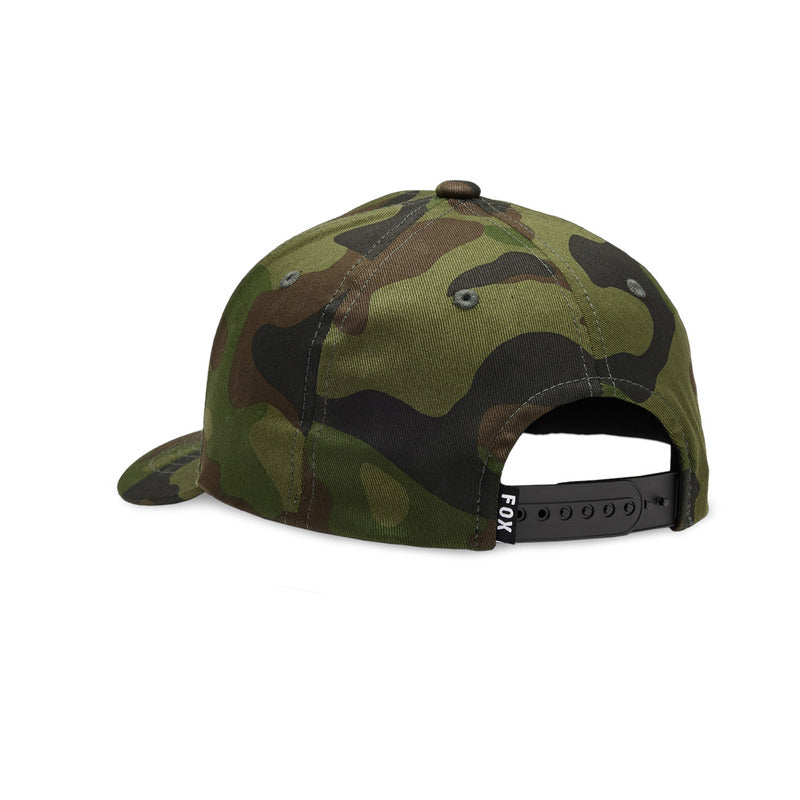 Fox Junior Fox Head Camo 110 Sb Green Camo Baseball Cap