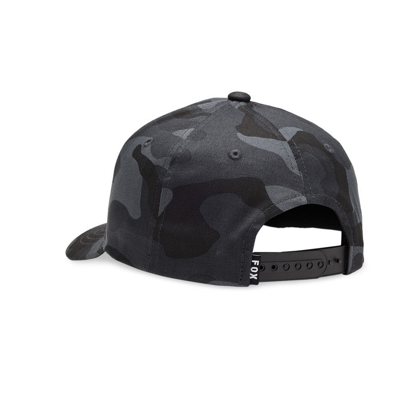 Fox Junior Fox Head Camo 110 Sb Black Camo Baseball Cap