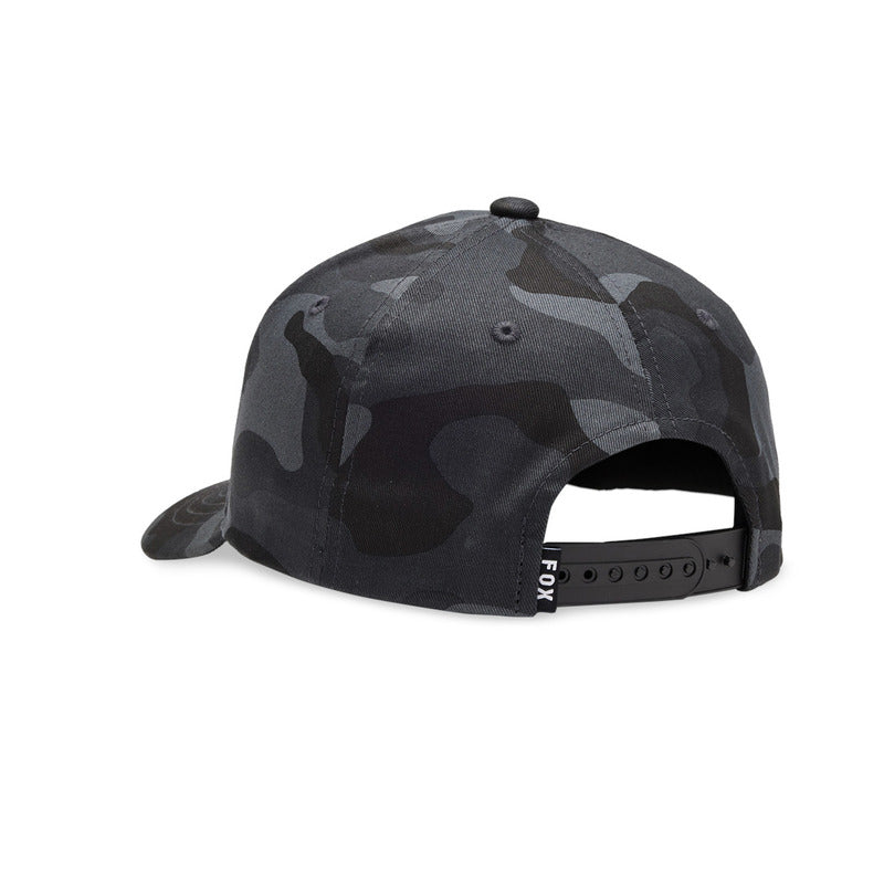 Fox Junior Fox Head Camo 110 Sb Black Camo Baseball Cap