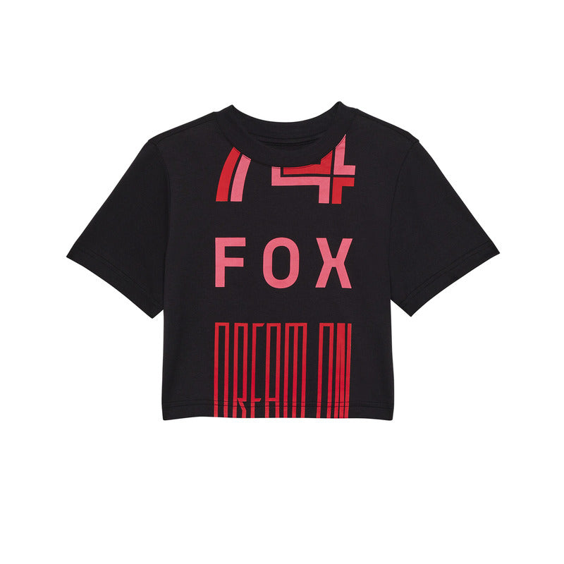 Fox Lady Race Spec Baby Tee T-Shirt Black