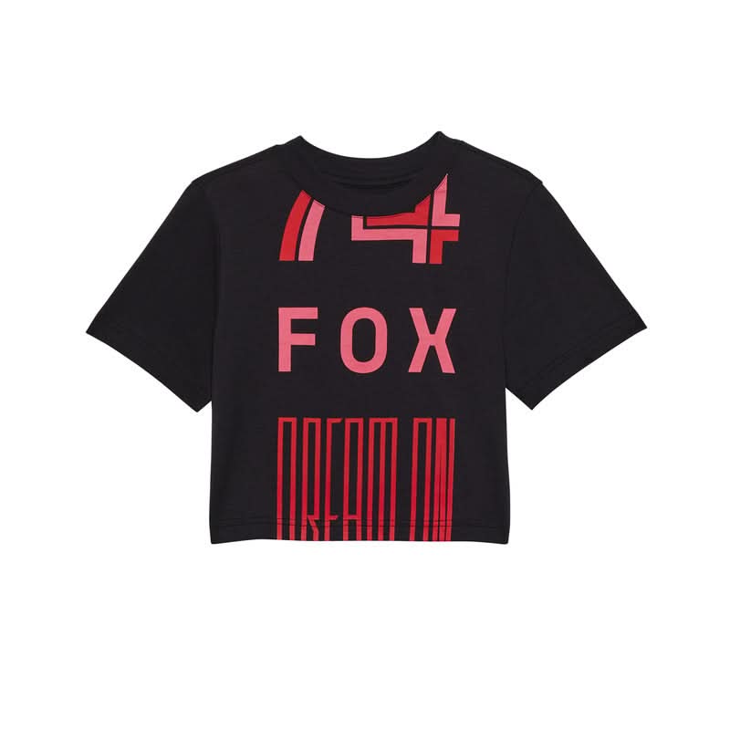 Fox Lady Race Spec Baby Tee T-Shirt Black