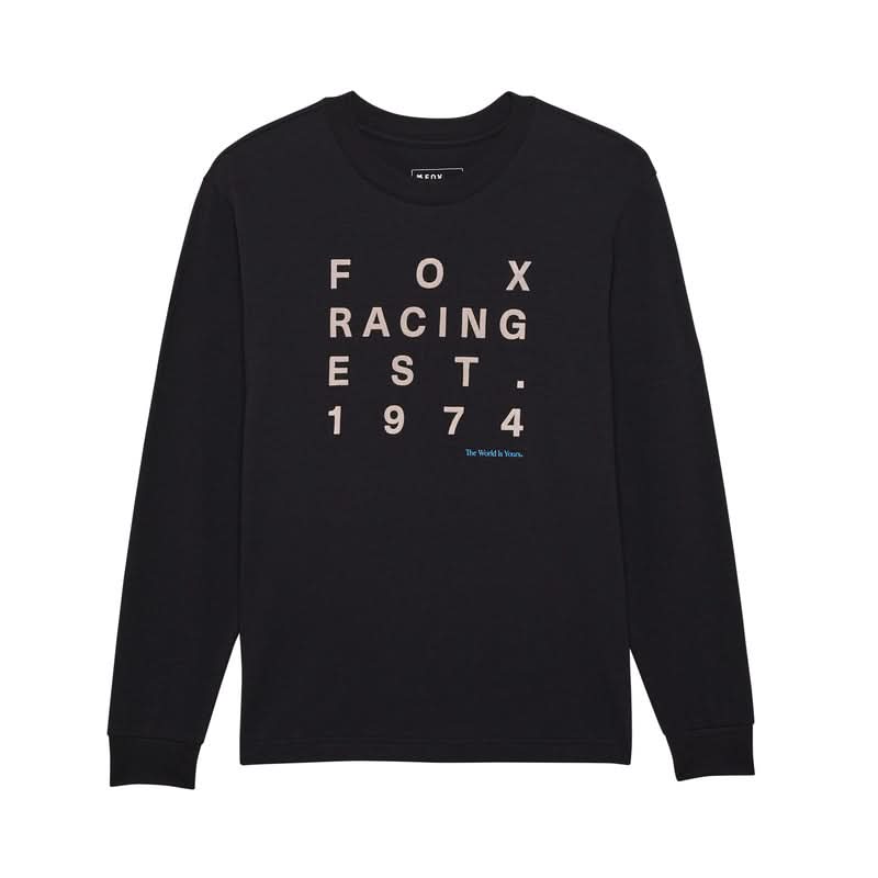 Fox Lady Est. 1974 LS Tee Black Long Sleeve T-Shirt | RideHub