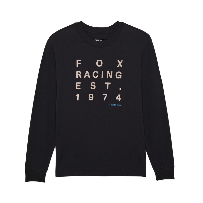 Fox Lady Est. 1974 LS Long Sleeve Tee Black | RideHub
