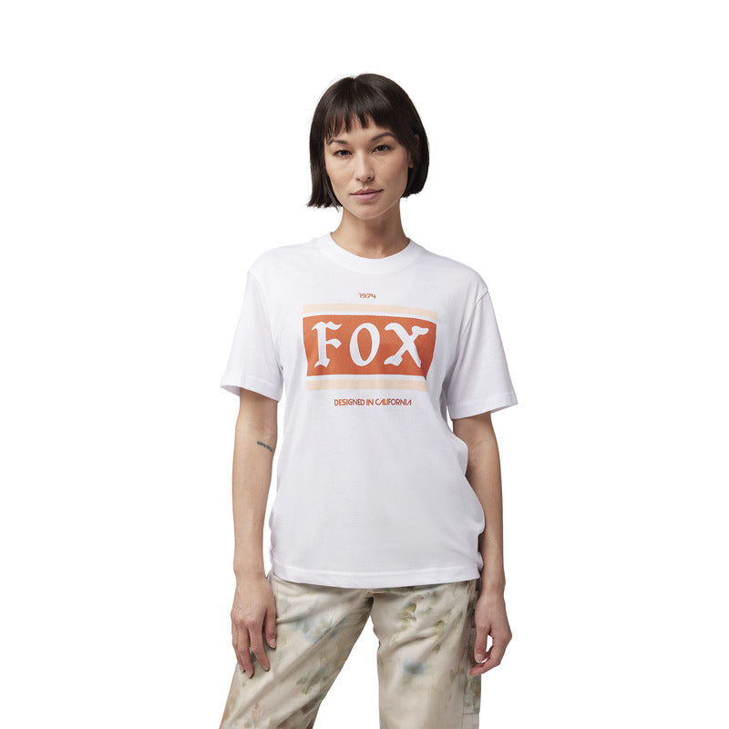 Fox Lady Heritage Tee White T-Shirt