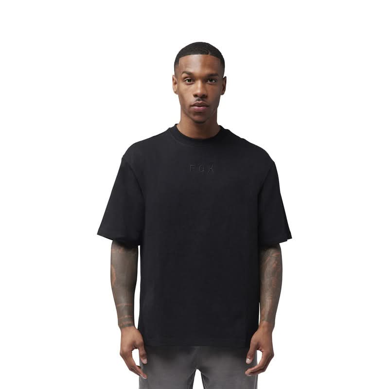 Fox Wordmark T-Shirt OVERSIZED Black