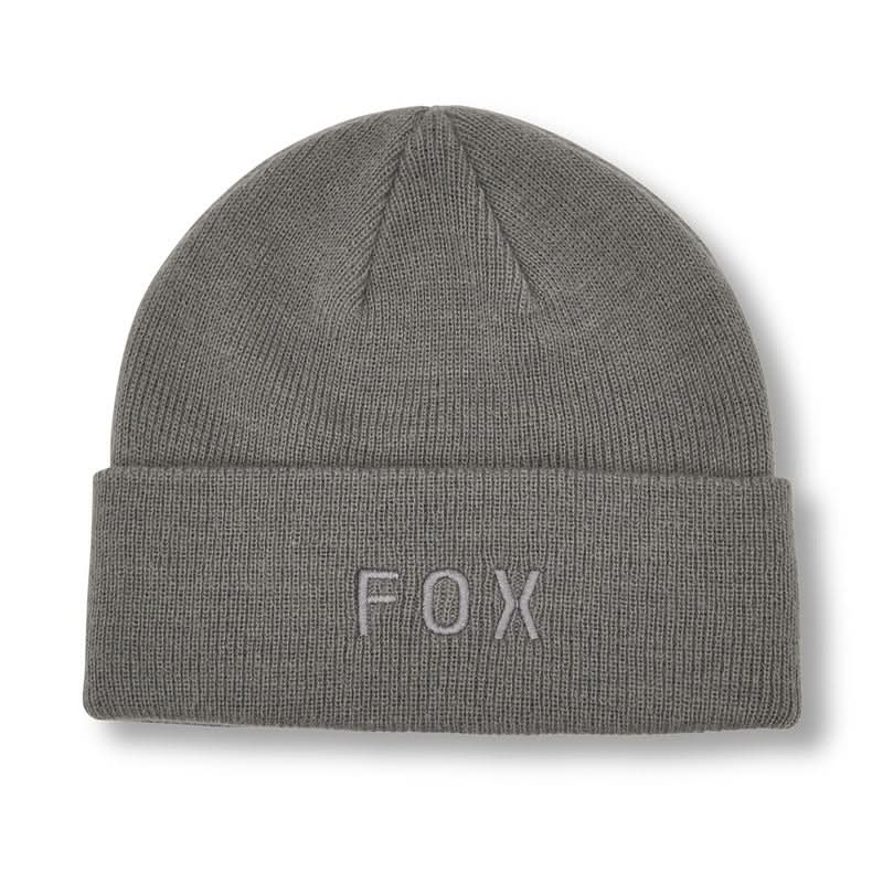Fox Wordmark Beanie Pewter
