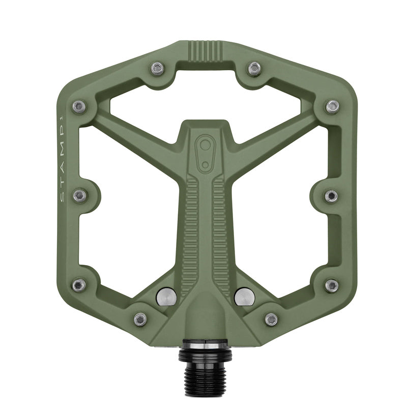Crankbrothers Stamp 1 Small Green Gen 2 Bicycle Pedals