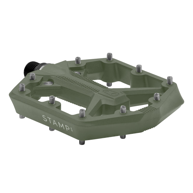 Crankbrothers Stamp 1 Small Green Gen 2 Bicycle Pedals