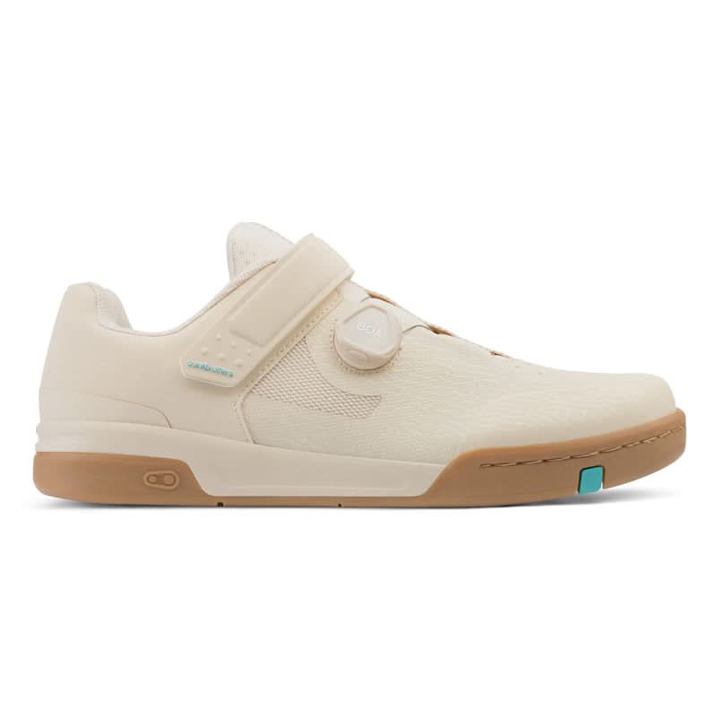 Crankbrothers Stamp Boa Sand/Teal Blue Shoes - Gum Outsole