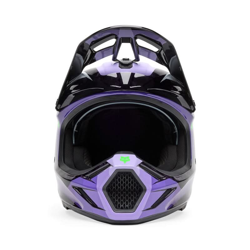 Fox V3 Rs Grid Black/purple helmet