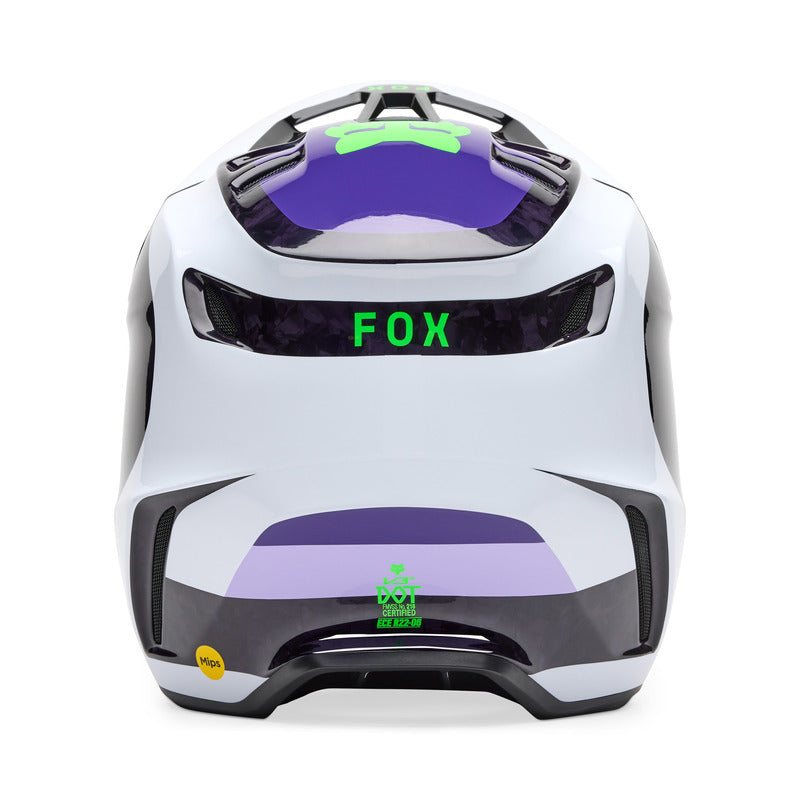 Fox V3 Rs Grid Black/purple helmet