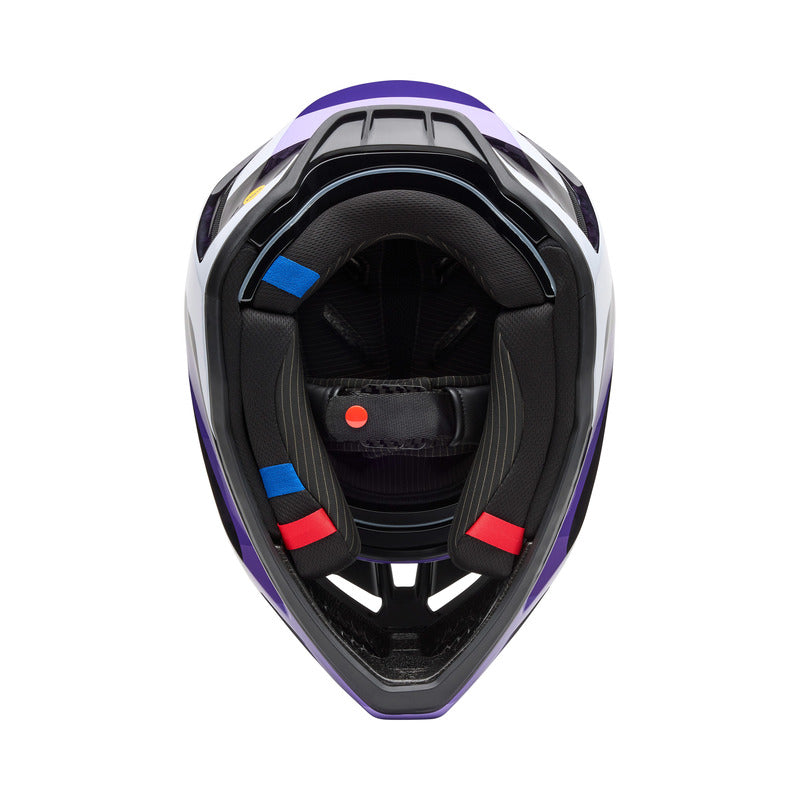 Fox V3 Rs Grid Black/purple helmet