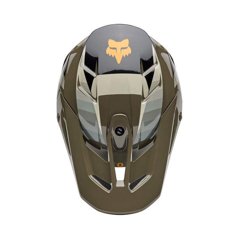 Fox V3 Fade Brown/Black Helmet