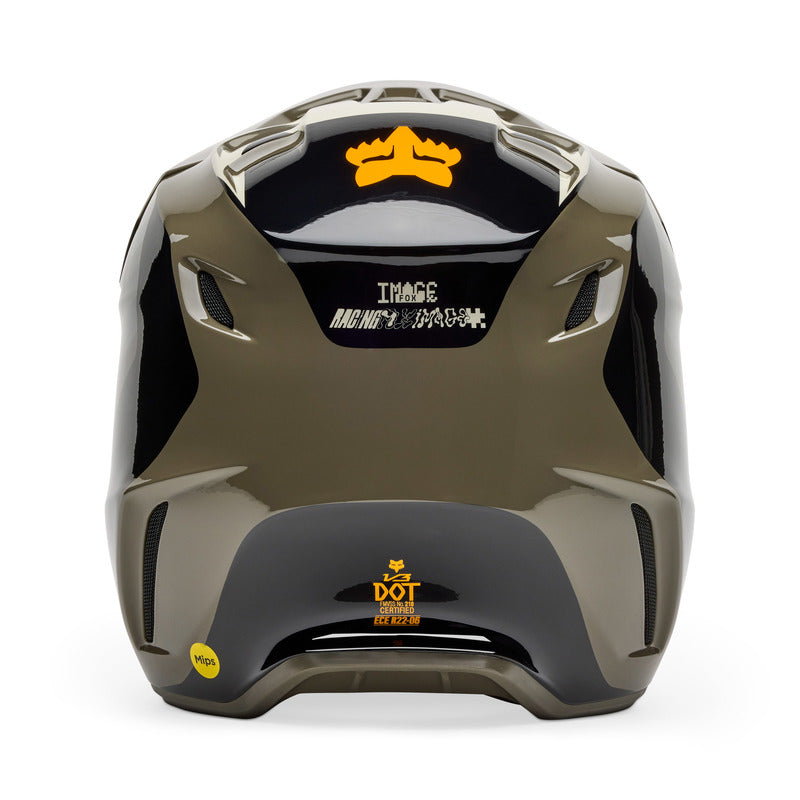 Fox V3 Fade Brown/Black Helmet