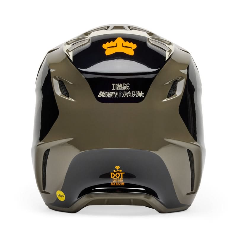 Fox V3 Fade Brown/Black Helmet