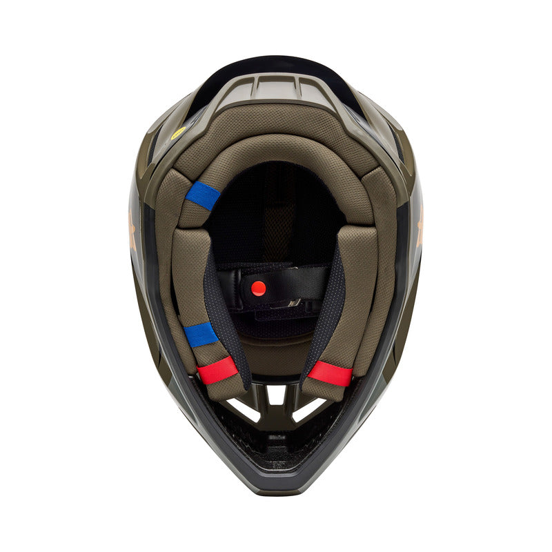 Fox V3 Fade Brown/Black Helmet