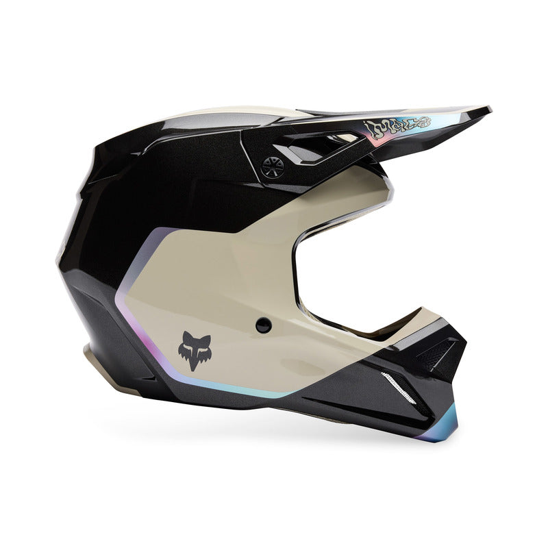 Fox V1 Hello Future Black helmet