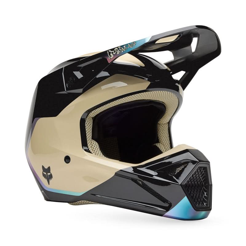 Fox V1 Hello Future Black helmet