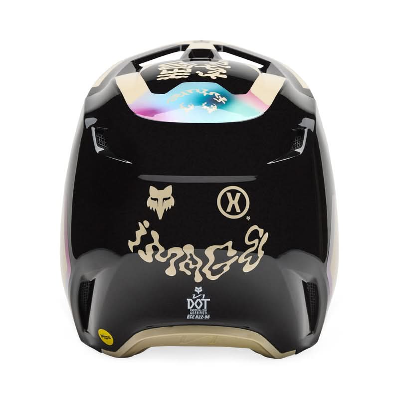 Fox V1 Hello Future Black helmet