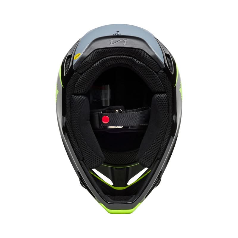 Fox V1 Flow Helmet Black/Yellow