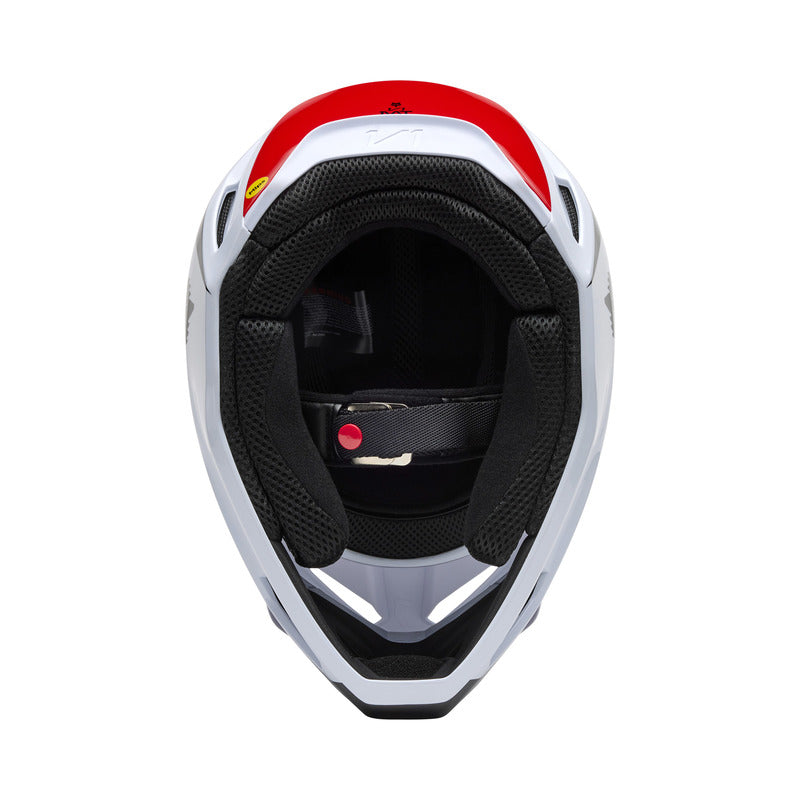 Fox V1 Flow Helmet White/Red