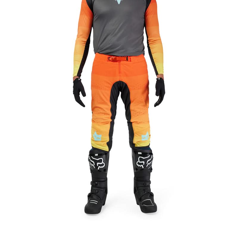 Fox Flexair Grid Pants Black/Orange | RideHub