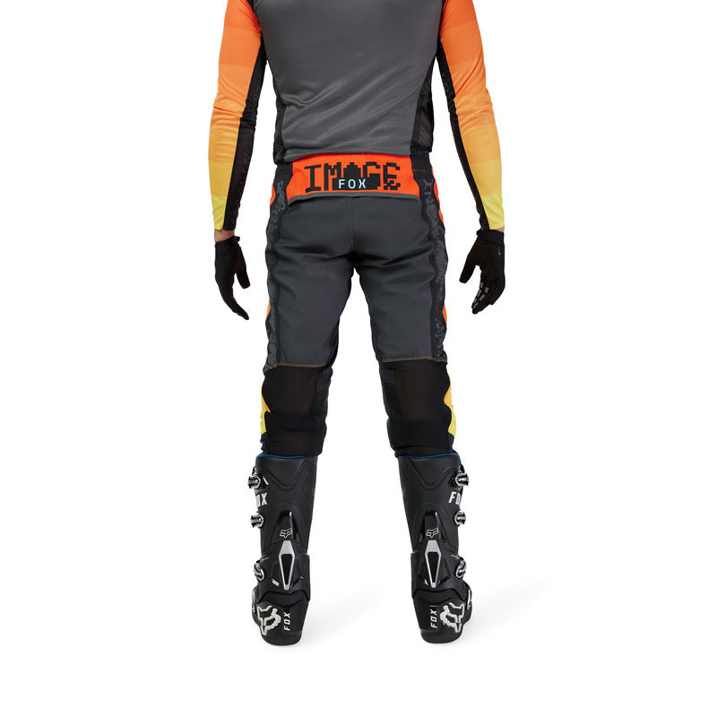 Fox Flexair Grid Cycling Pants Black/Orange | RideHub