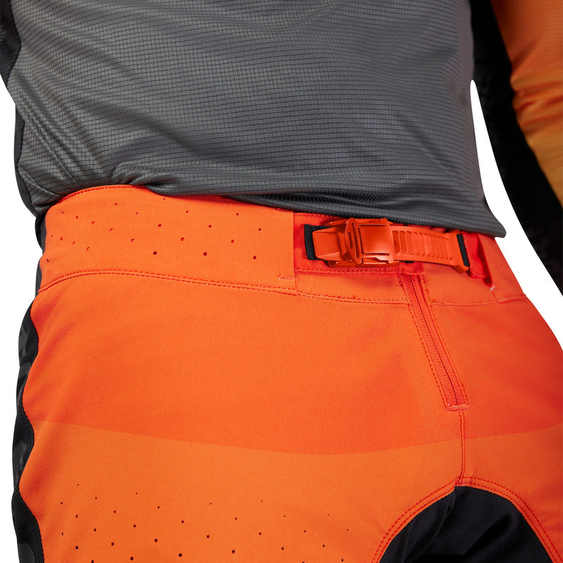 Fox Flexair Grid Cycling Pants Black/Orange | RideHub