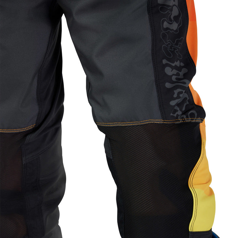 Fox Flexair Grid Cycling Pants Black/Orange | RideHub
