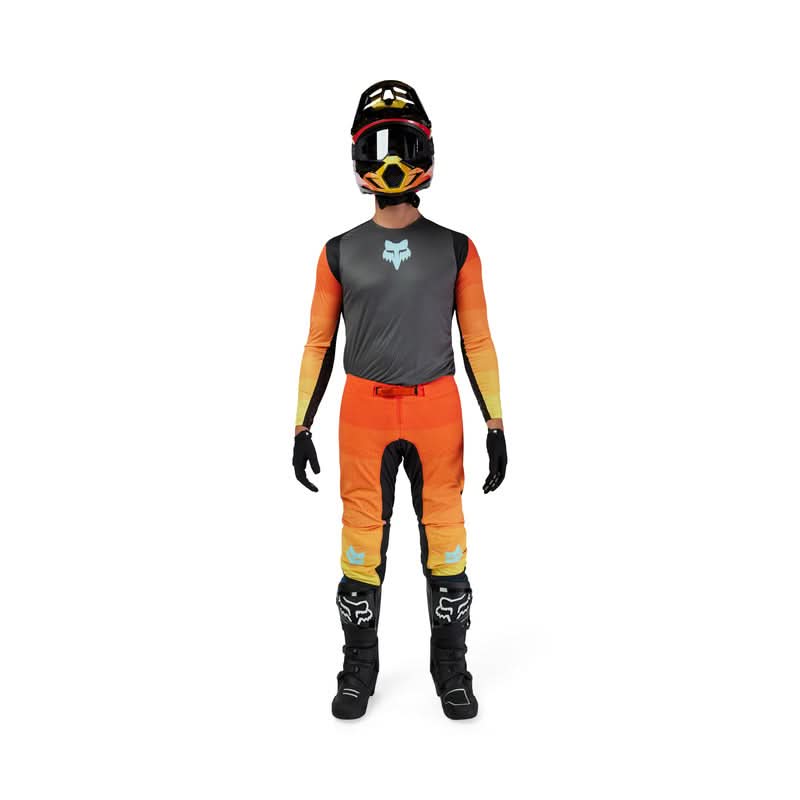 Fox Flexair Grid Pants Black/Orange | RideHub