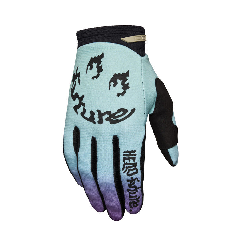Fox 180 Hello Future Light Blue gloves