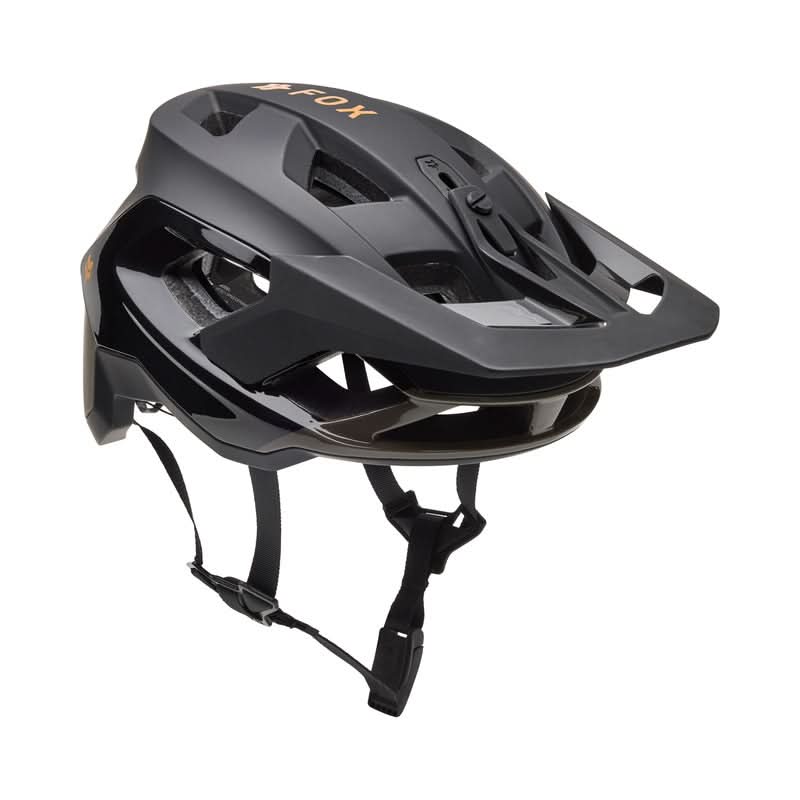 Fox Speedframe Pro Backfade Black Bike Helmet