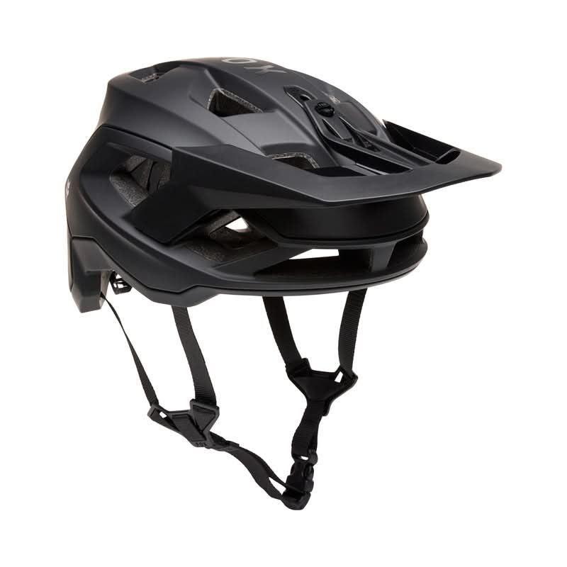 Fox Speedframe Solid Black Bike Helmet