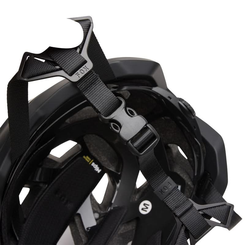 Fox Speedframe Solid Black Bike Helmet